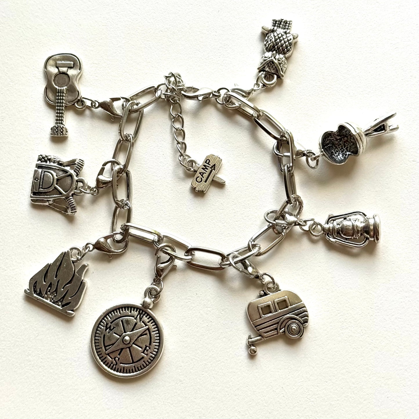 Handmade Y2K Style Camping Charm Bracelet