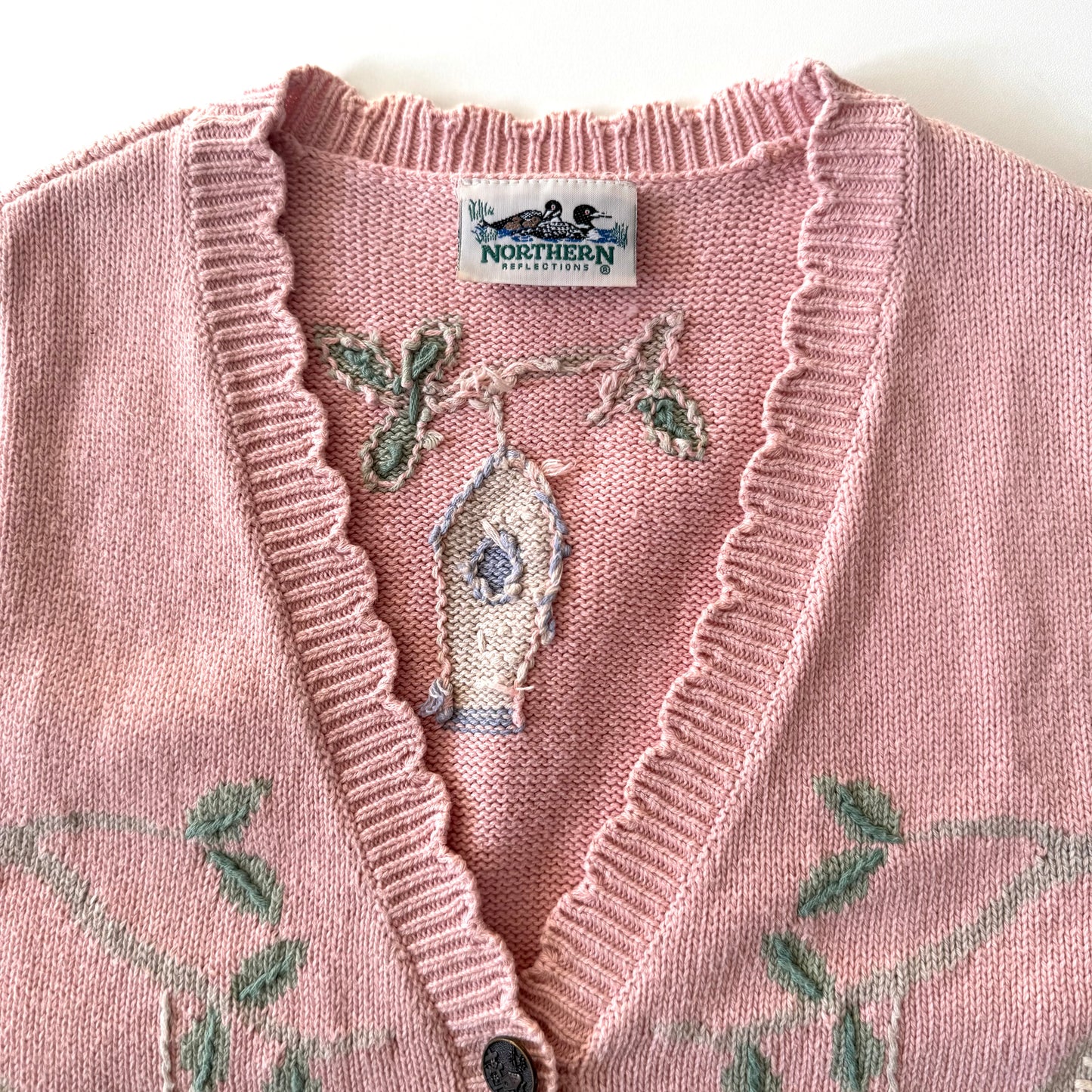 Vintage Northern Reflections, Birdhouse Garden Vest