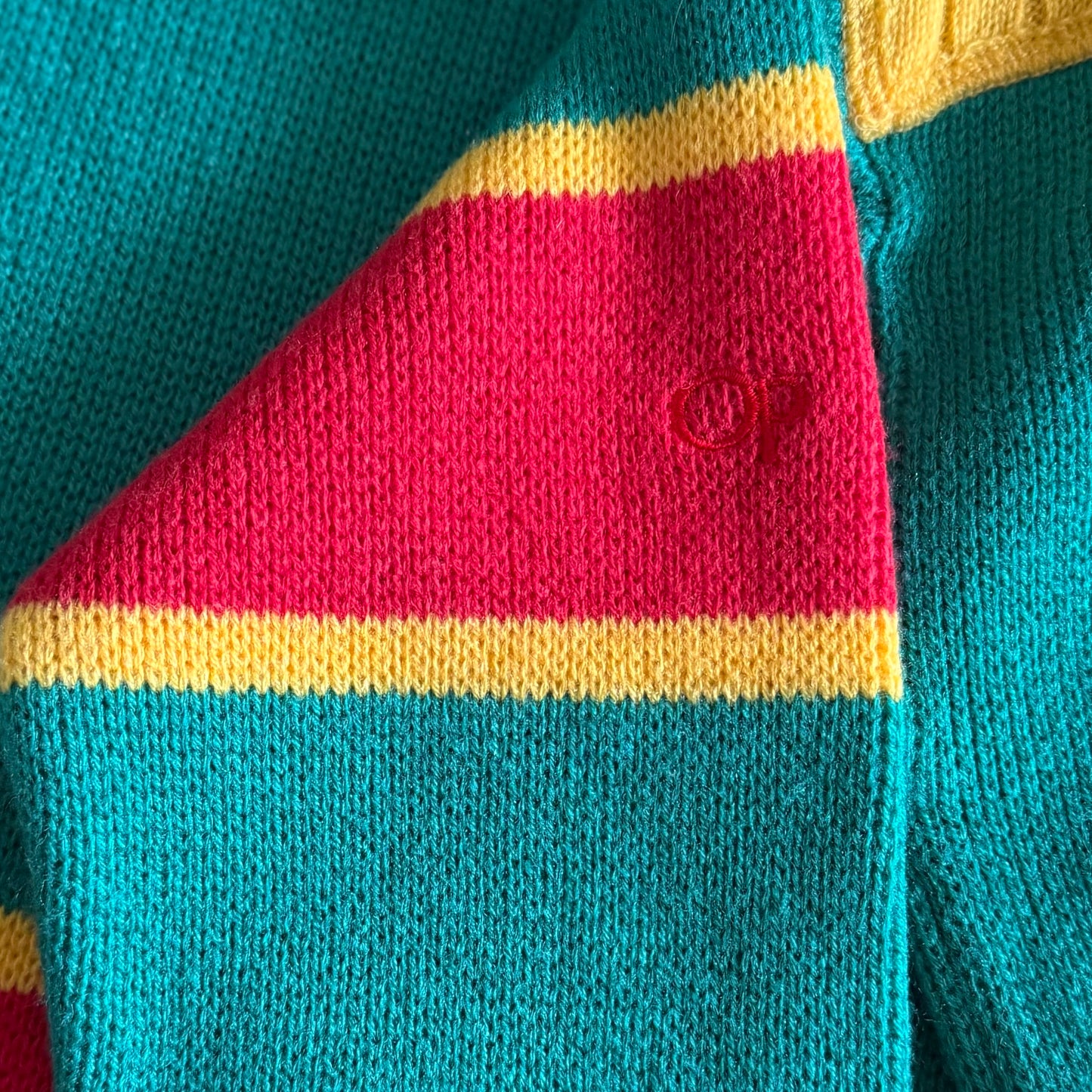Vintage Ocean Pacific, Colour Block 80's Style Sweater
