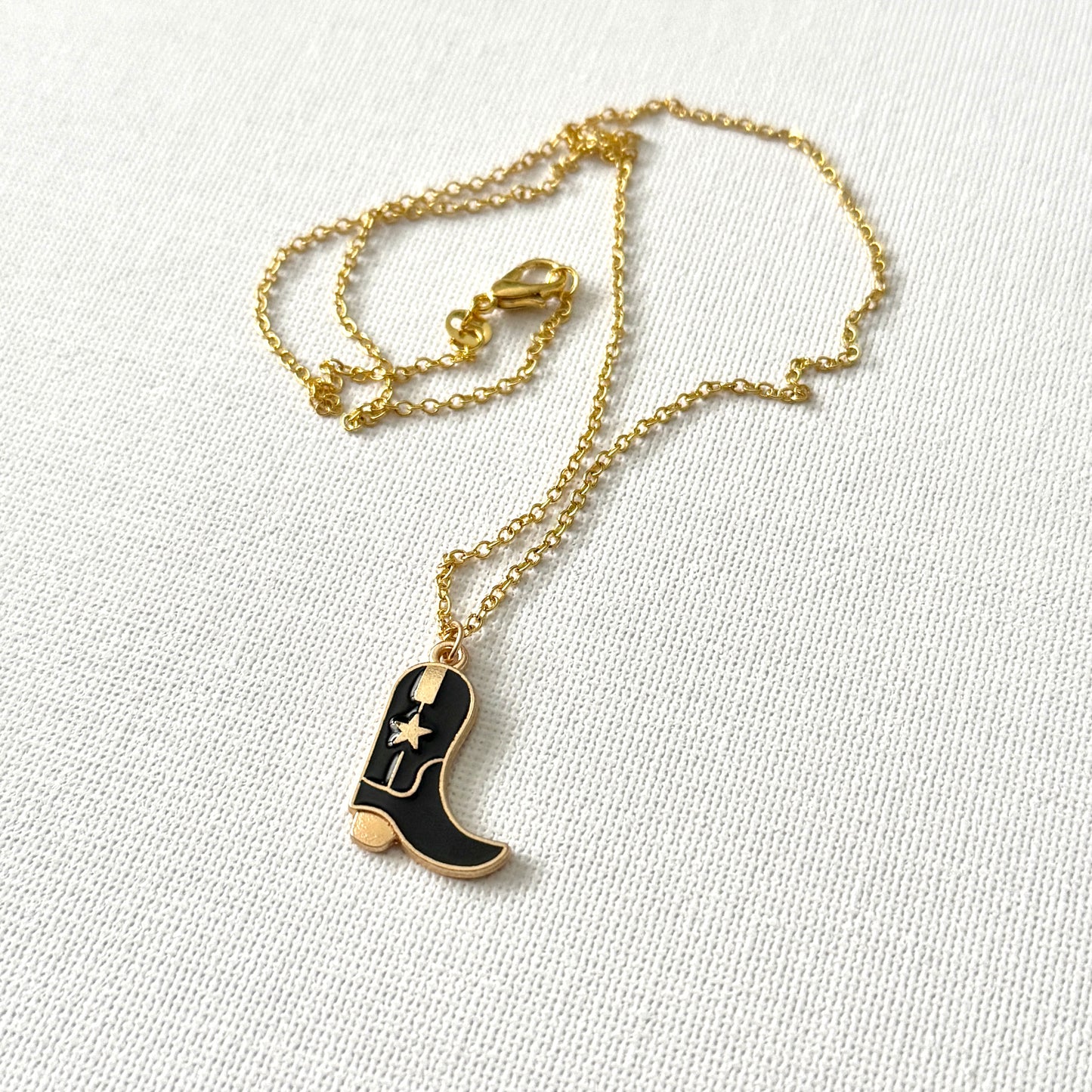 Cowgirl Boot Necklace