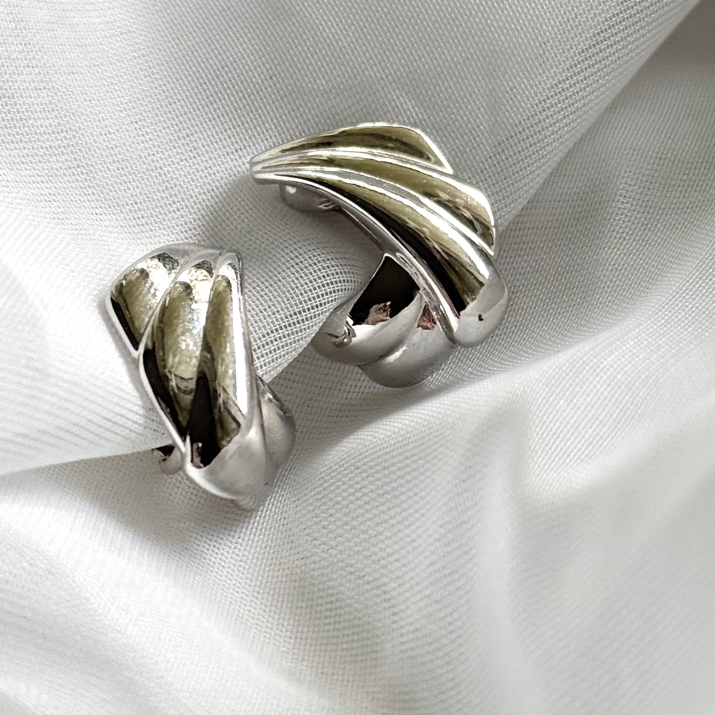 Vintage Silver Toned Earrings