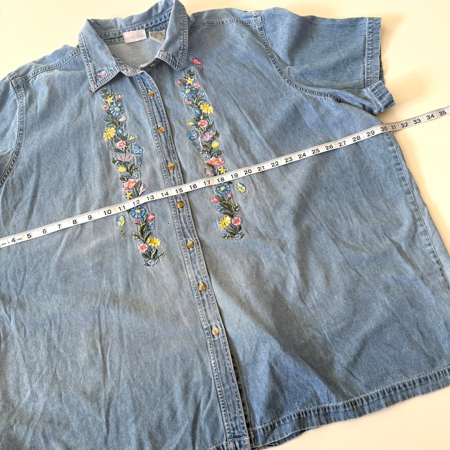 Secondhand Bobbie Brooks, Denim Short Sleeve