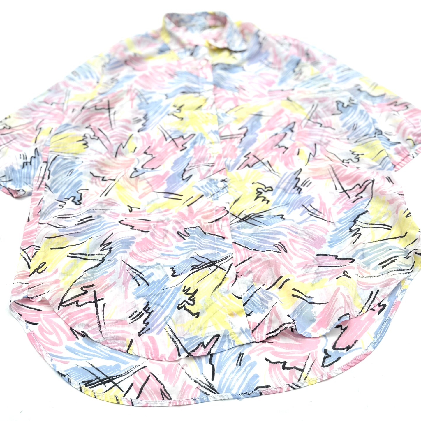 Vintage 80's Style Button Down Shirt