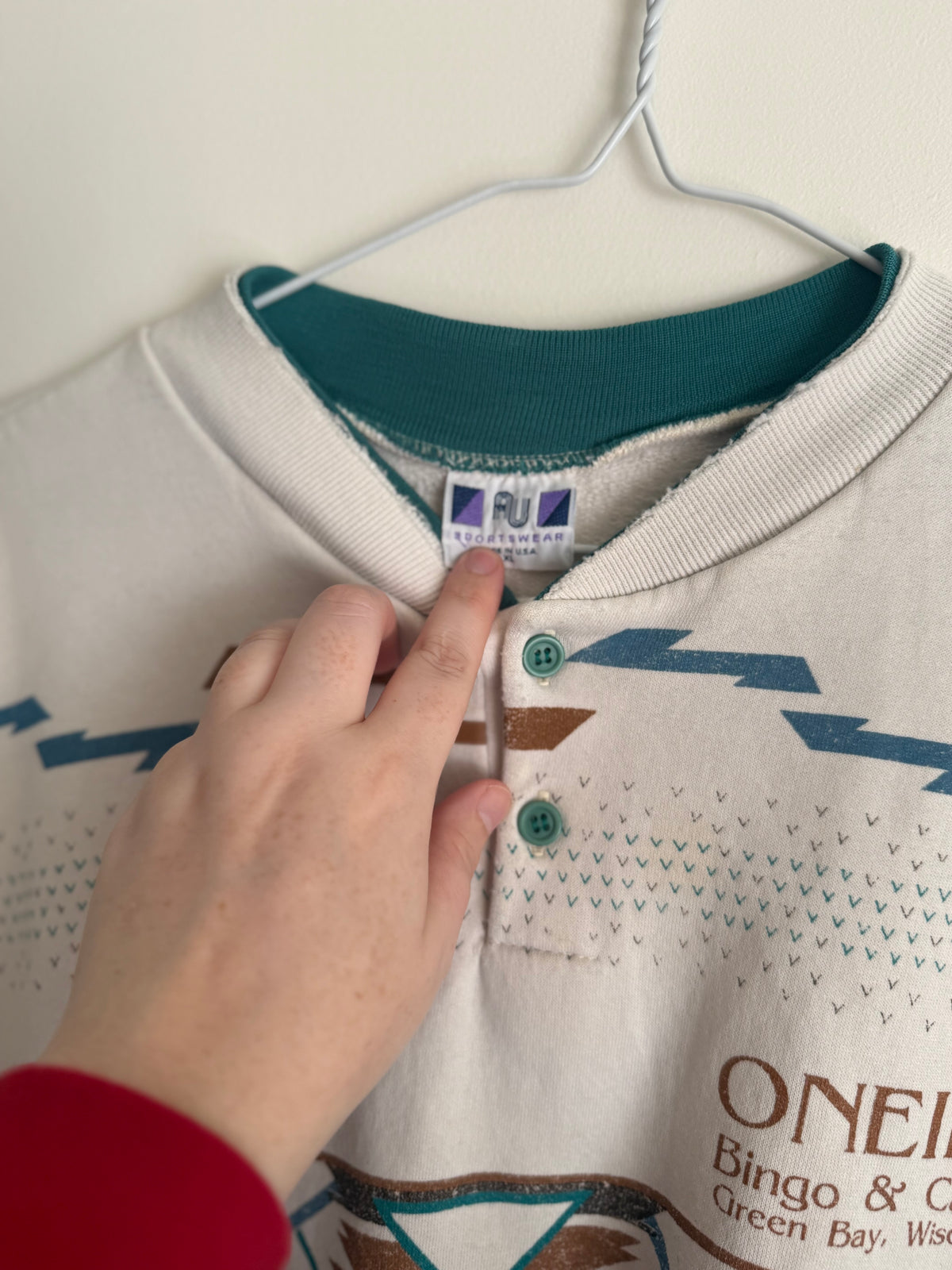 Vintage AU Sportswear, Aztec Sweatshirt