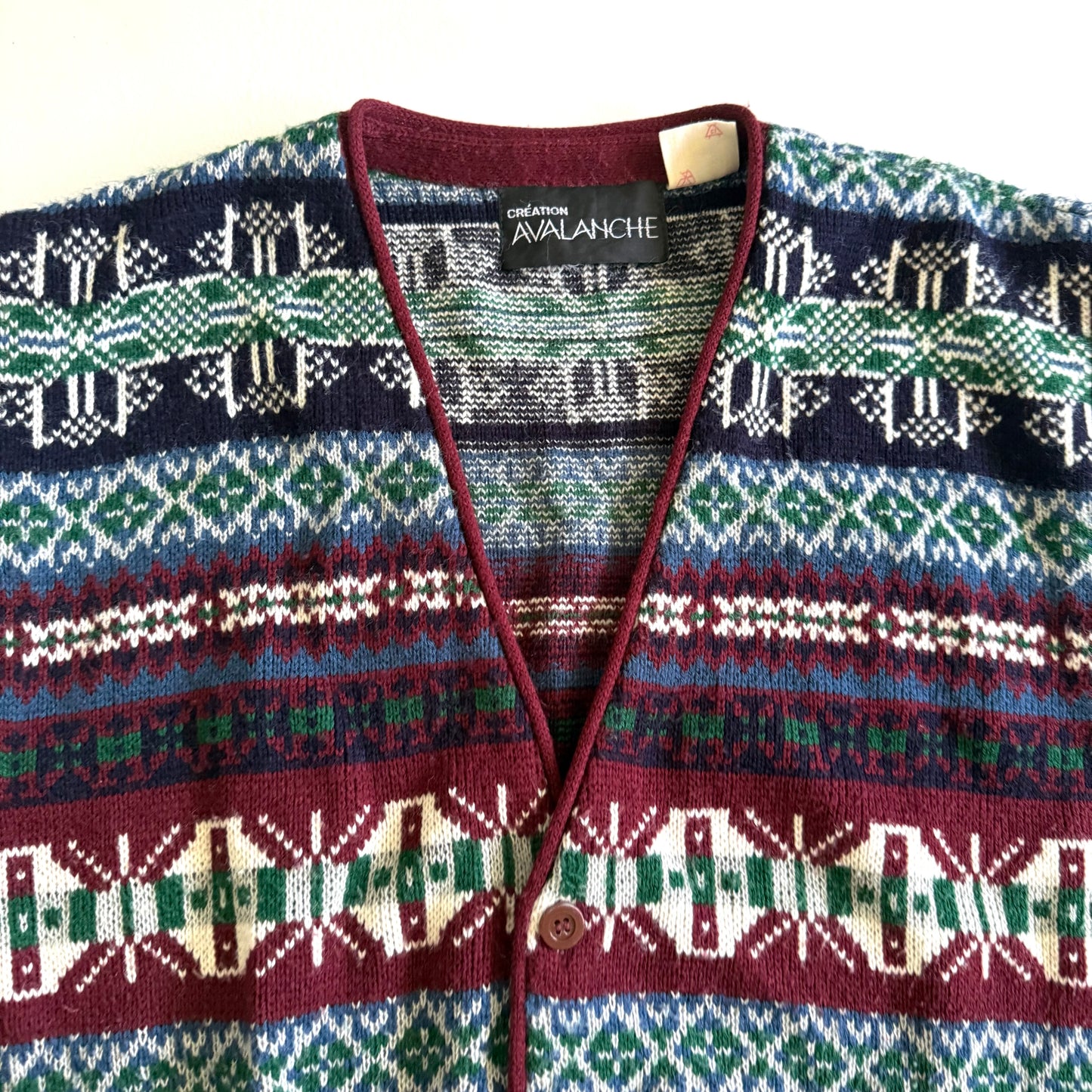 Vintage Creation Avalanche, Fair Isles Style Vest