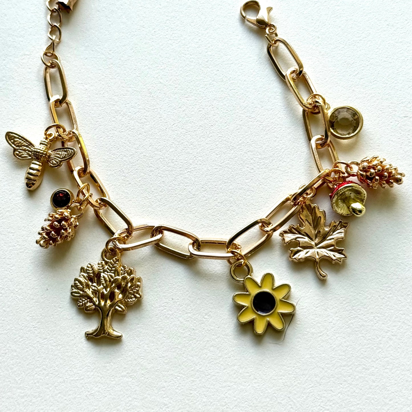 Handmade Y2K Style Autumn Charm Bracelet