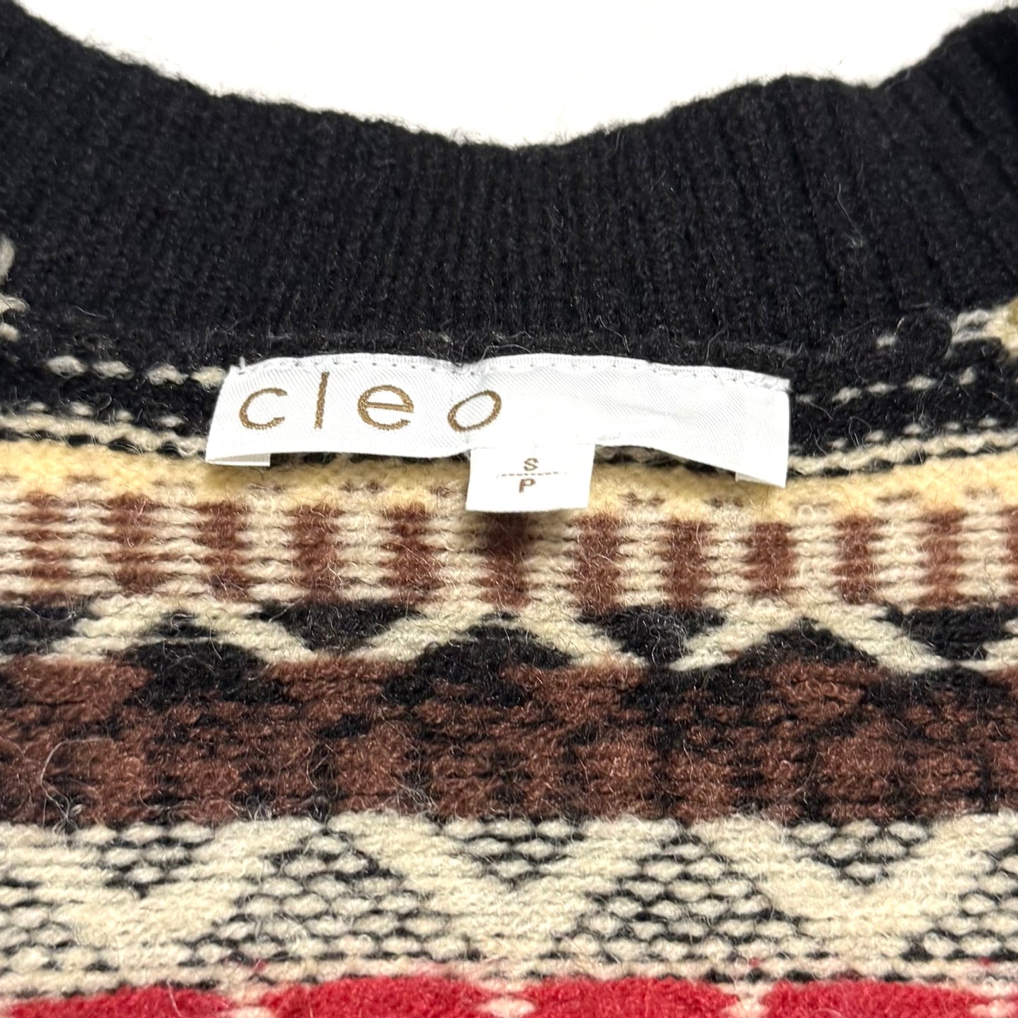 Secondhand Cleo, Fair Isle Patterned Vest