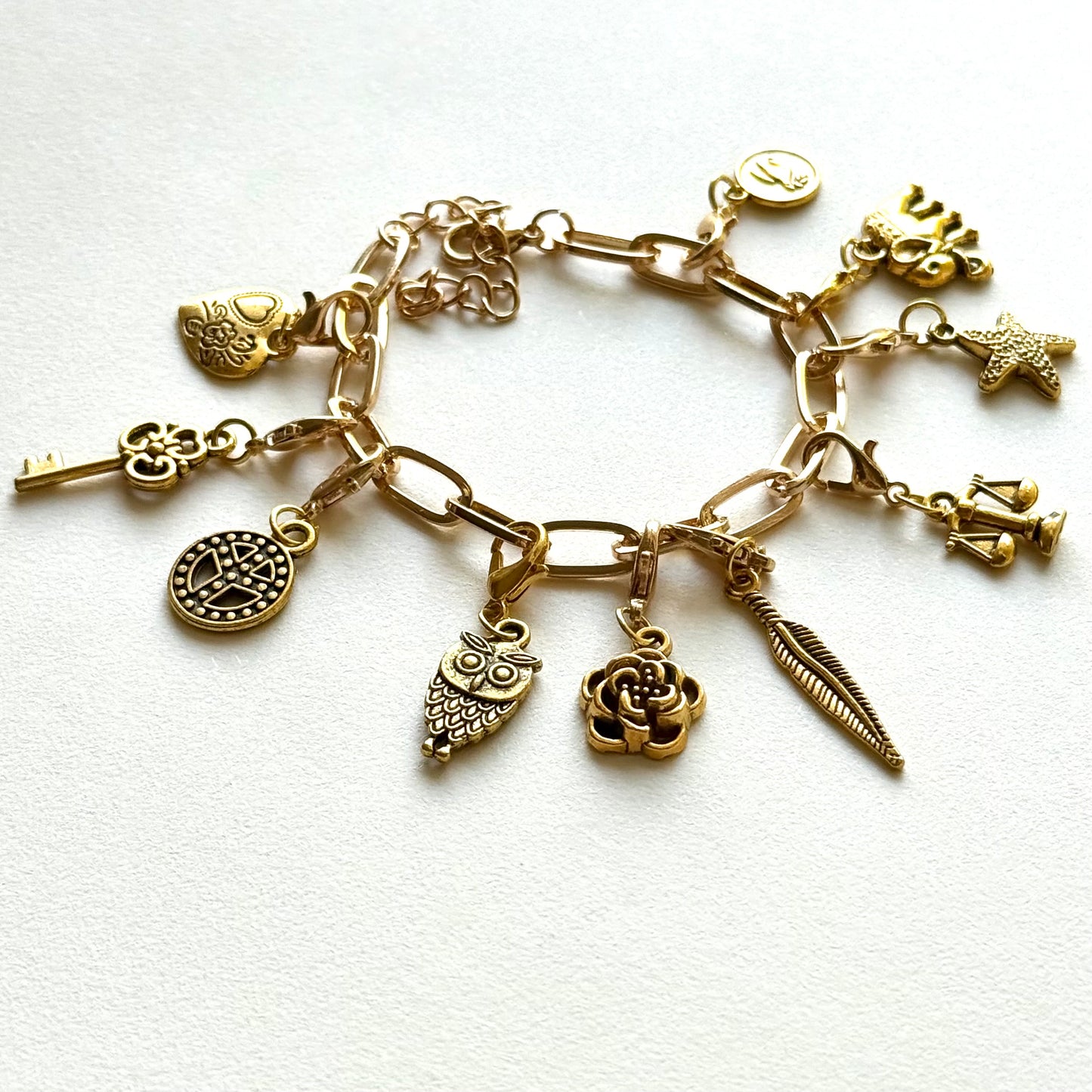 Handmade Y2K Style Interchangeable Charm Bracelet