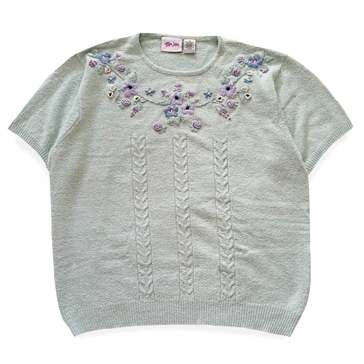 Vintage Tan Jay, Floral Short Sleeve Shirt