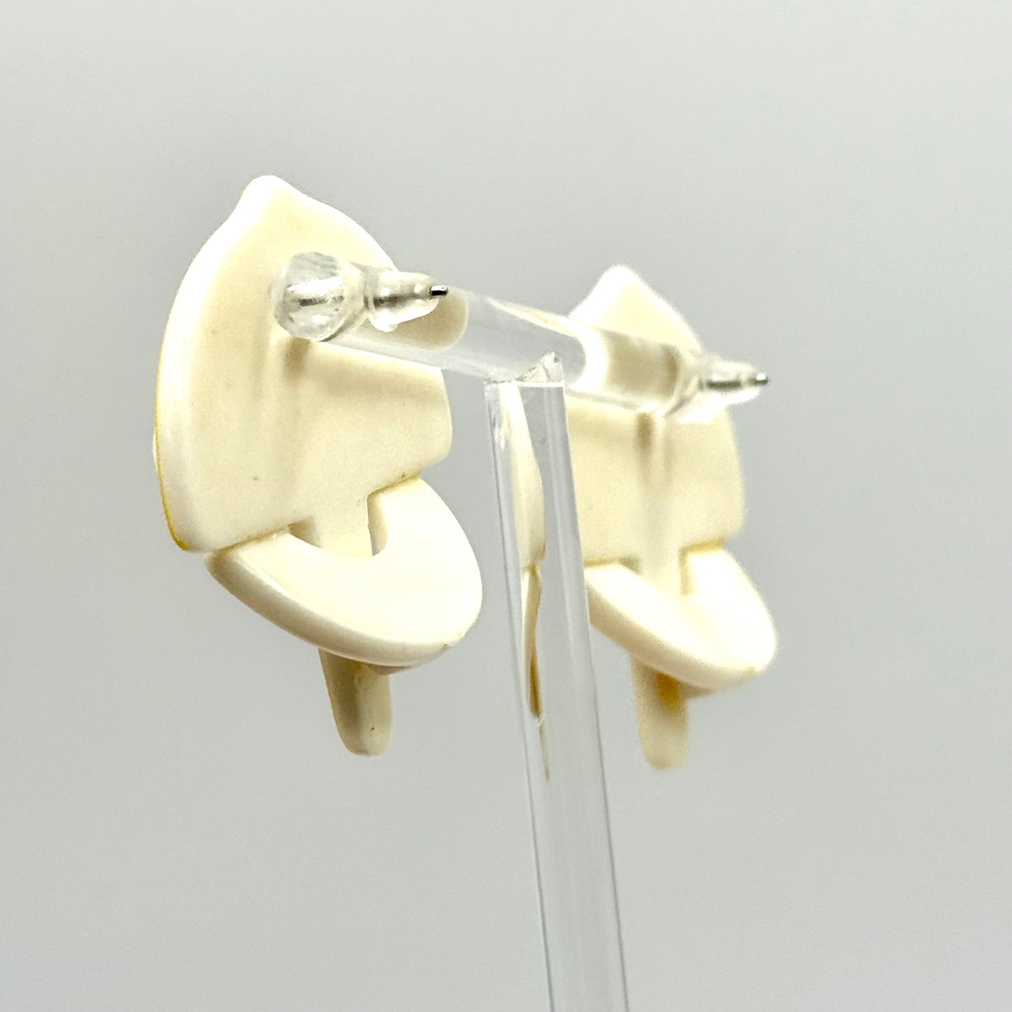 Vintage Lemon Yellow Earrings