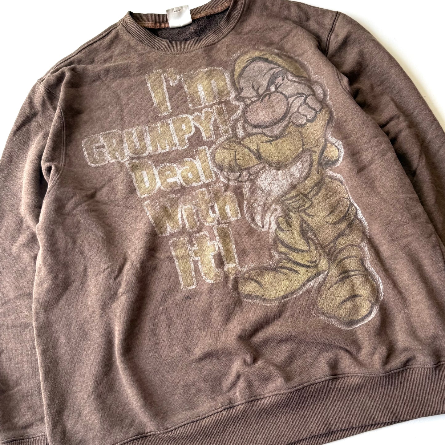 Secondhand Disney, Grumpy Sweatshirt