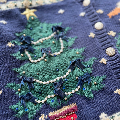 Vintage Marisa Christina, 90's Christmas Cardigan