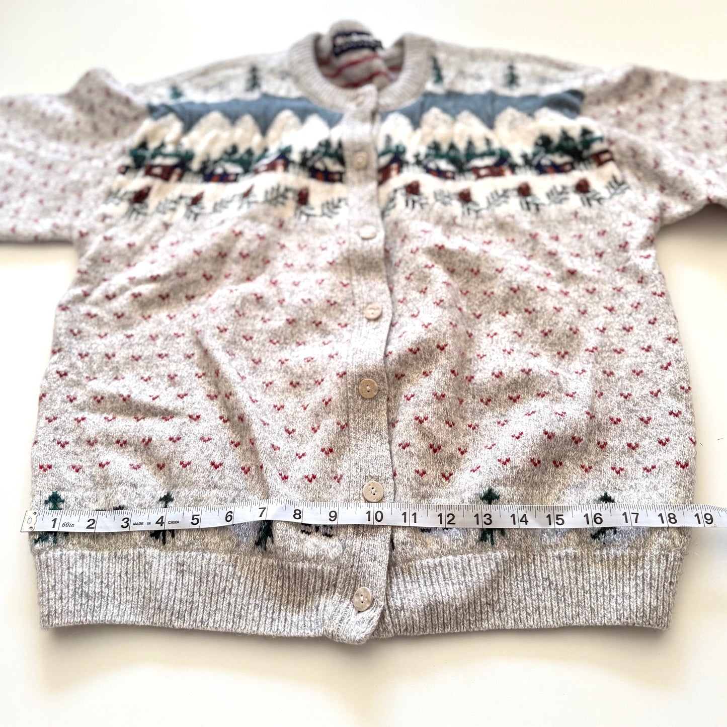 Vintage Weekend Edition, Wool Blend Winter Cardigan