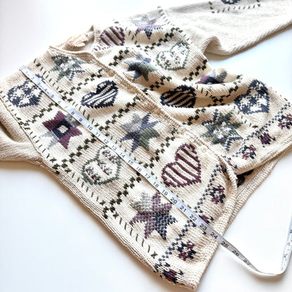 Vintage Woolrich, Hearts & Patchwork Cardigan