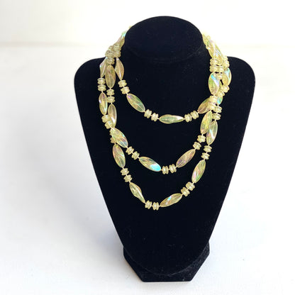 Yellow Secondhand Beaded Necklace