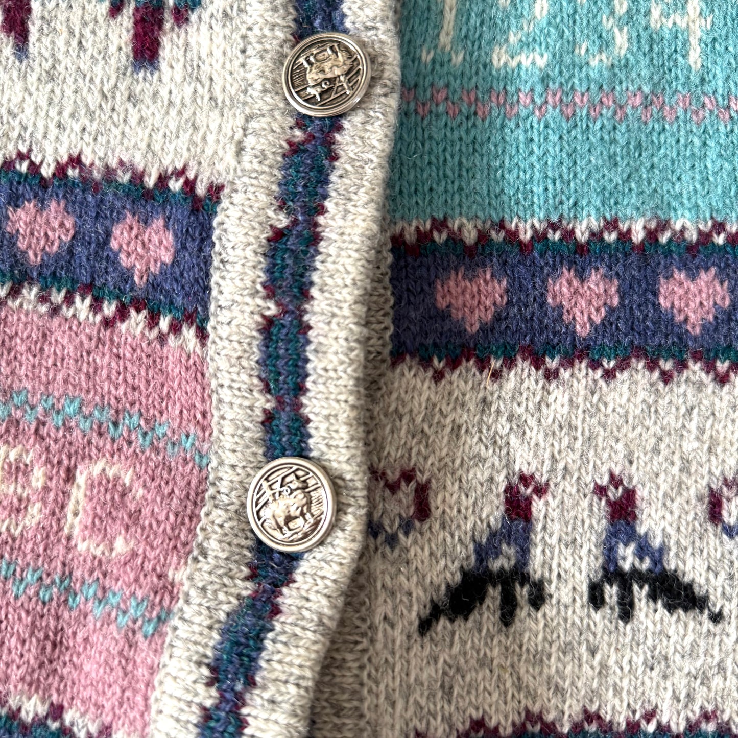 Vintage Woolrich, Wool Blend Spring Cardigan