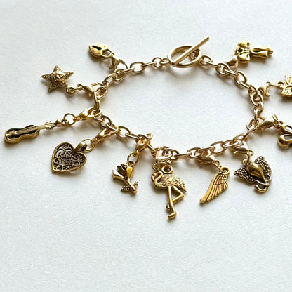 Handmade Y2K Style Interchangeable Charm Bracelet