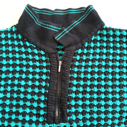 Vintage Quarter Zip 90's Style Sweater