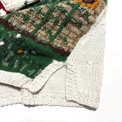 Vintage Signatures by Northern Isles, Cat & Sunflowers Sweater