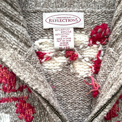 Secondhand Northern Reflections, Quarter Zip Sweater