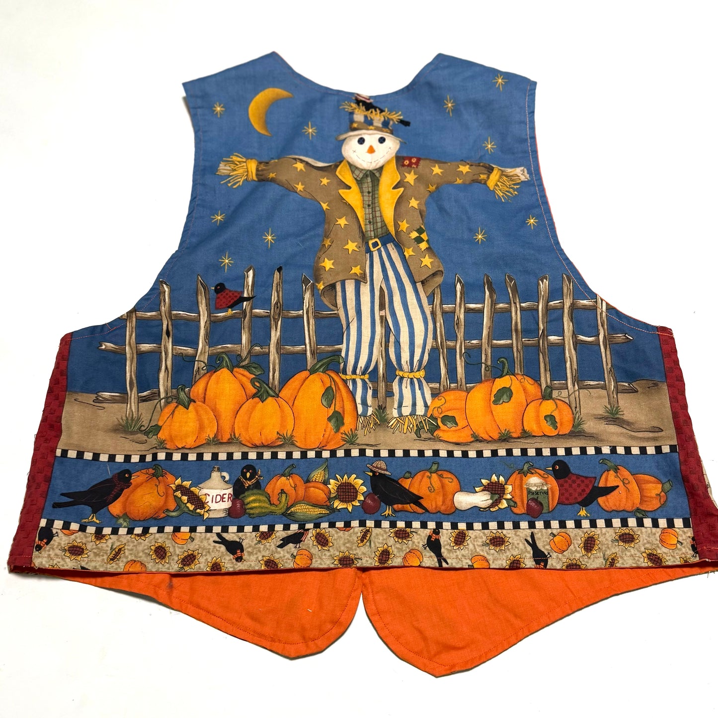Vintage Handmade, Scarecrow Halloween Vest