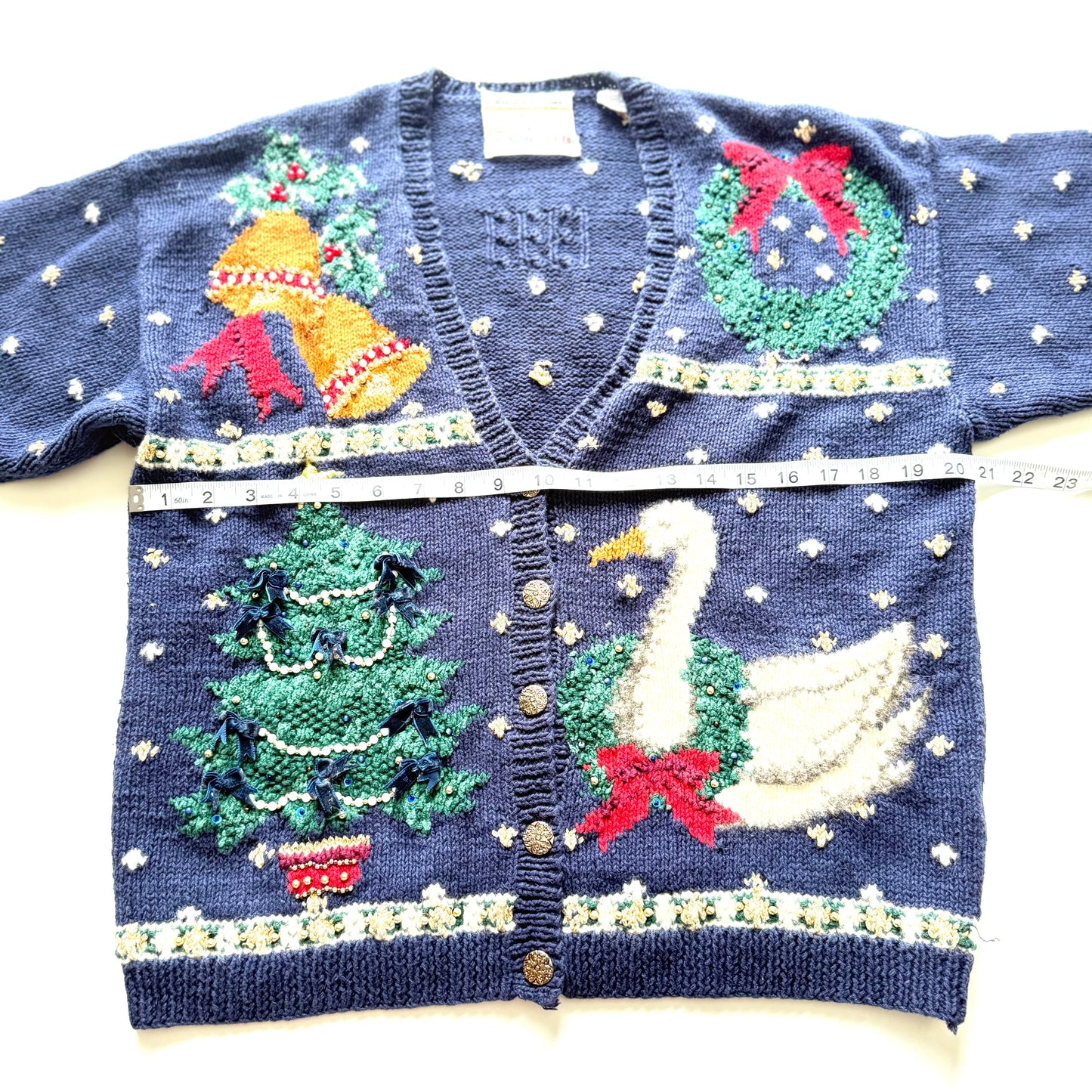 Vintage Marisa Christina, 90's Christmas Cardigan
