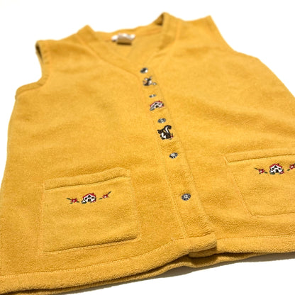 Vintage Cap Nord, Bunny, Squirrel, and Mushroom Vest