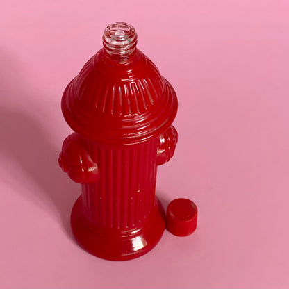 Vintage Avon 1970's Fire Hydrant Red Glass EMPTY Bottle