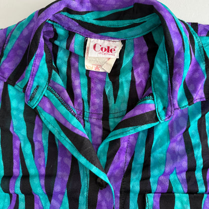 Vintage Cole, Neon Oversized Button Up Shirt