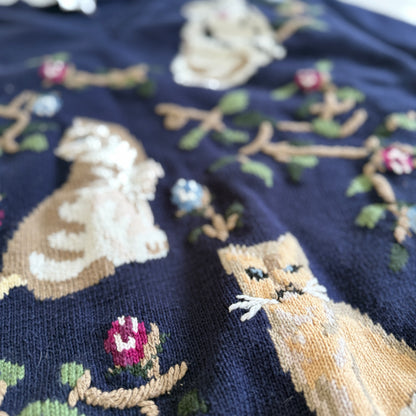 Vintage Northern Traditions Cat Sweater