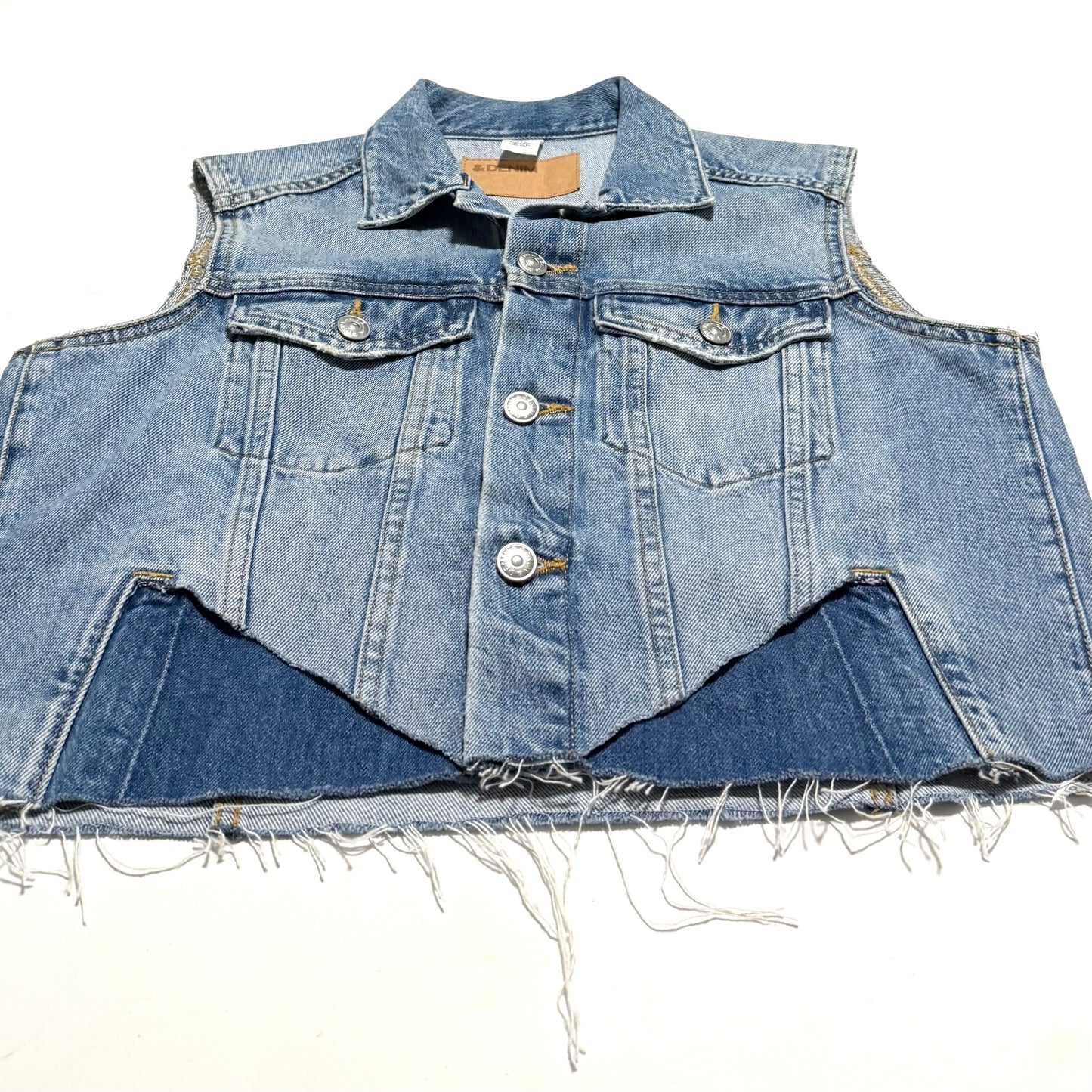 Secondhand Altered Denim Vest