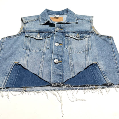 Secondhand Altered Denim Vest