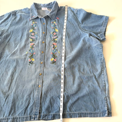 Secondhand Bobbie Brooks, Denim Short Sleeve