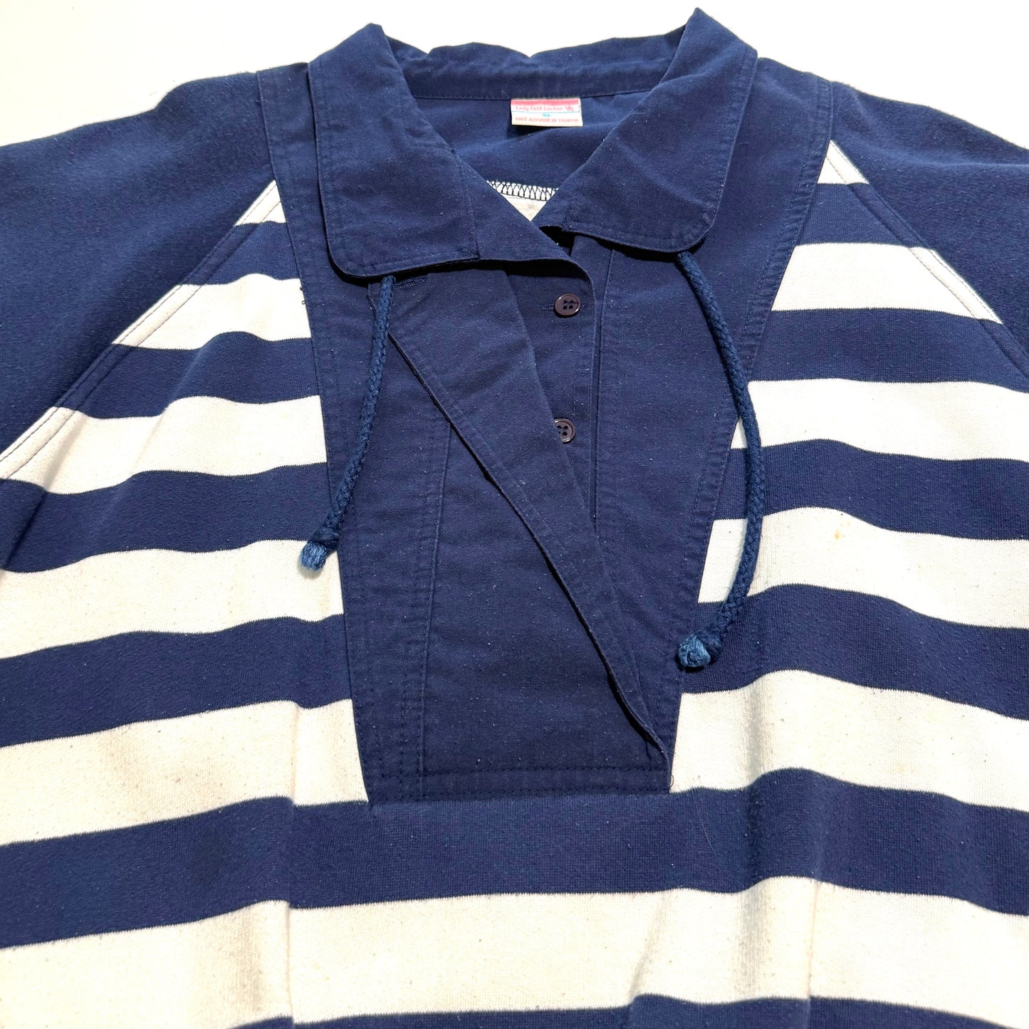 Vintage Lady Foot Locker, Striped Sweatshirt