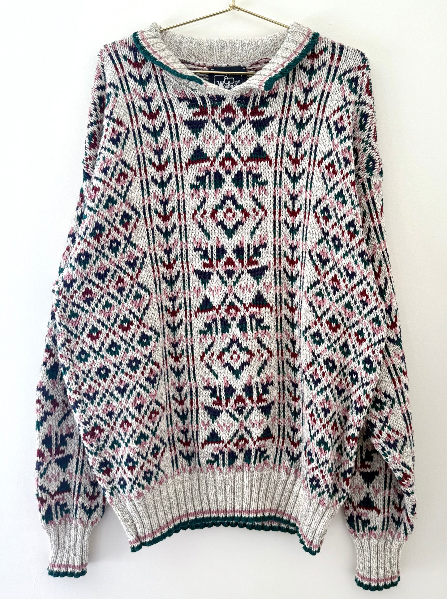 Vintage Woolrich, Geometric Aztec Sweater