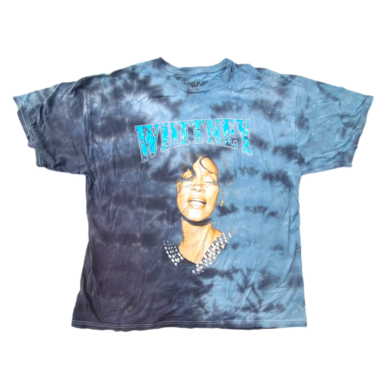 Secondhand Tie Dye Whitney Houston T-Shirt