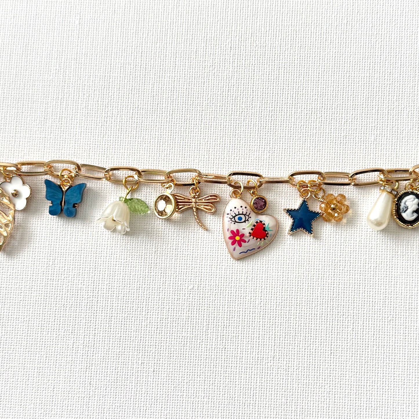 Handmade Charm Bracelet Y2K Style