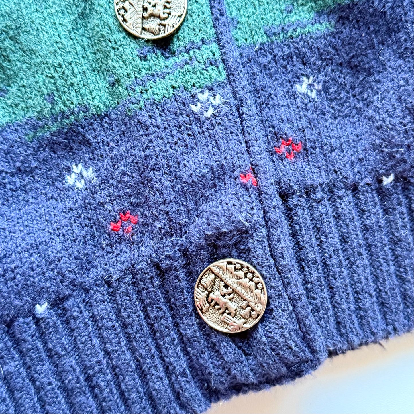 Vintage Northern Reflections, Winter Scene Vest