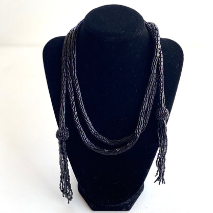 Vintage French Flapper Rope Necklace