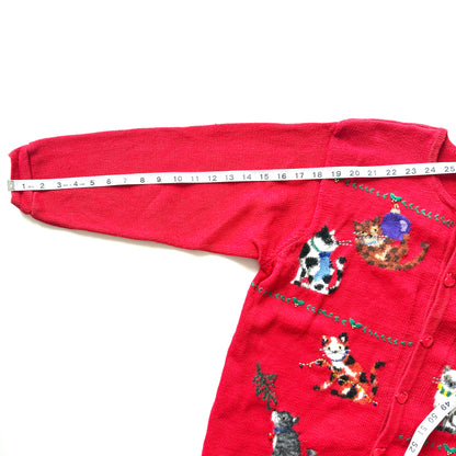 Vintage Rainbow Bridge, Christmas Cat Sweater