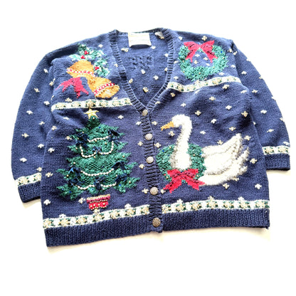 Vintage Marisa Christina, 90's Christmas Cardigan