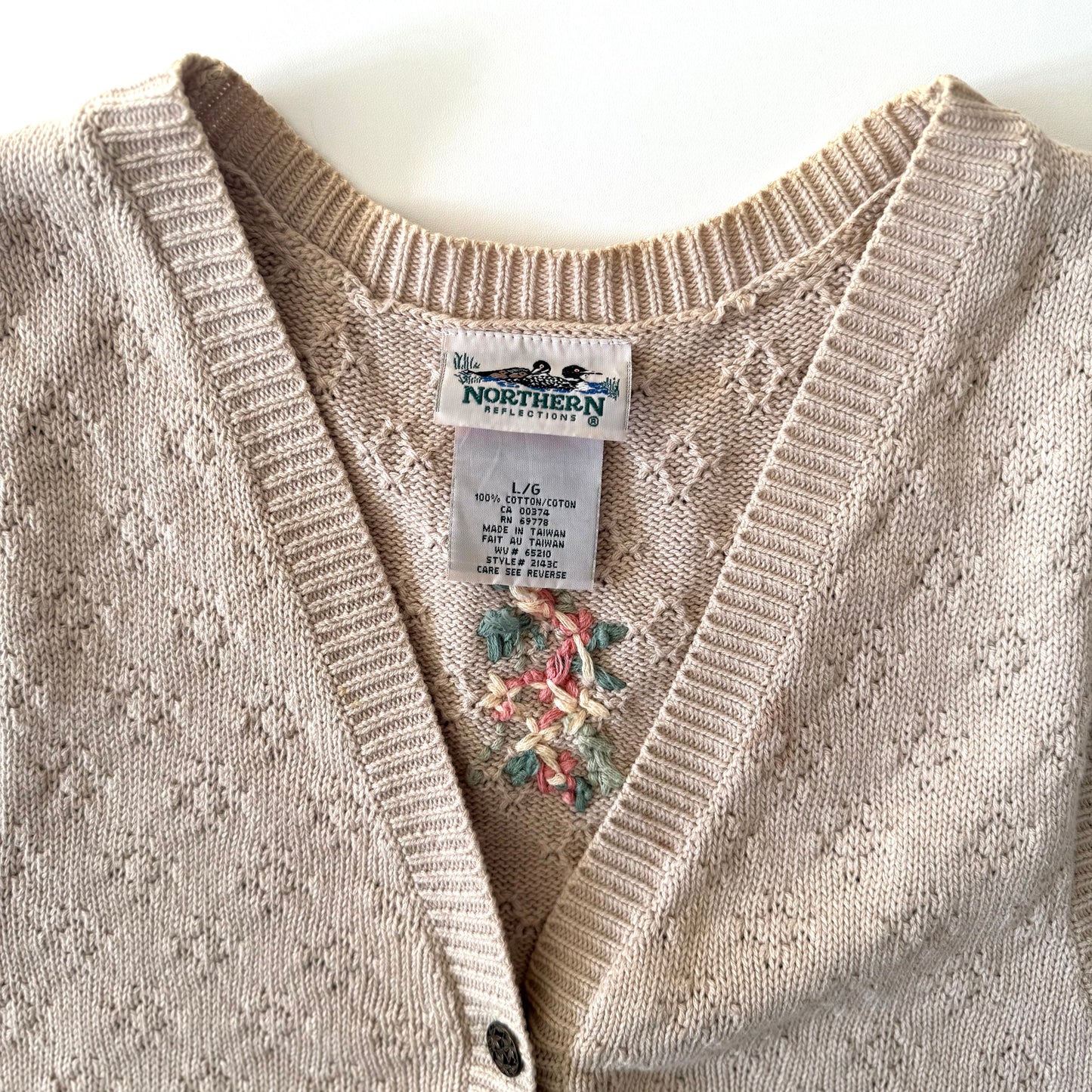 Vintage Northern Reflections, Floral Vest