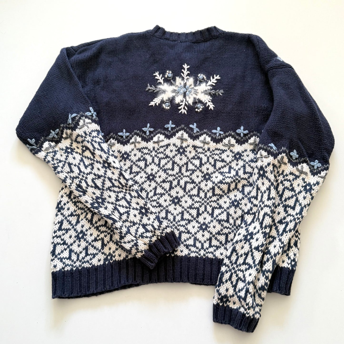 Vintage Snowflake Sweater