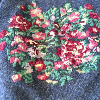 Vintage Northern Reflections, Wool Blend Floral Sweater