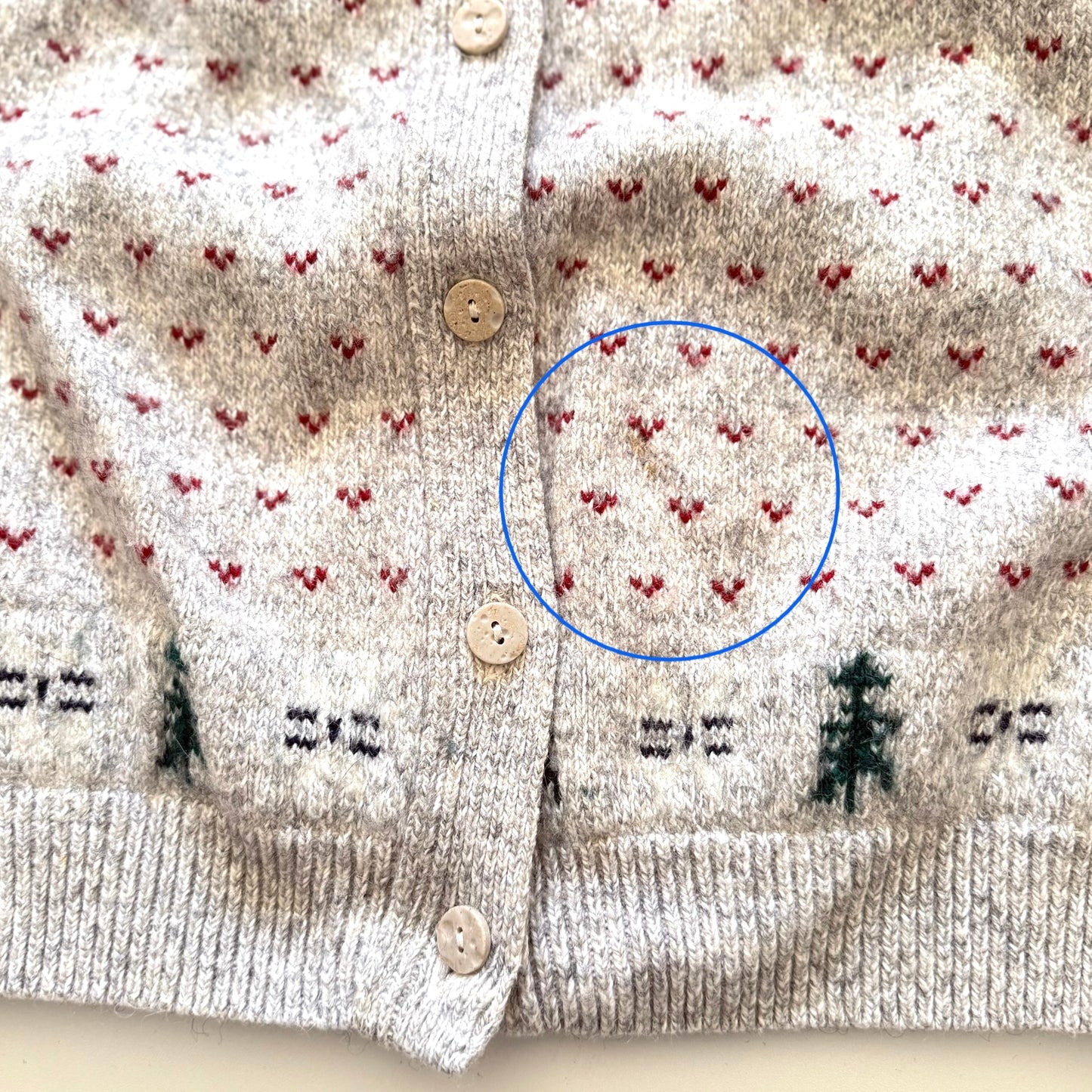 Vintage Weekend Edition, Wool Blend Winter Cardigan