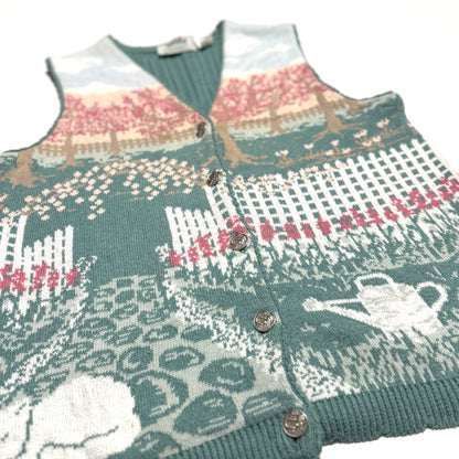 Vintage Northern Reflections, Cat in Garden Vest
