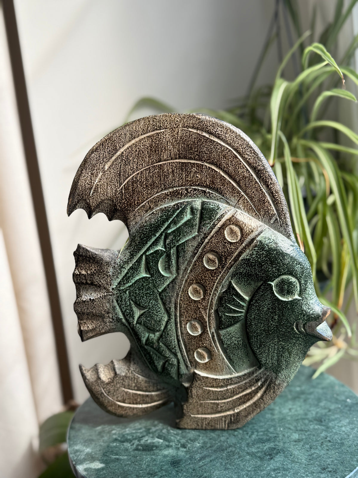 Secondhand Wood Carved Fish