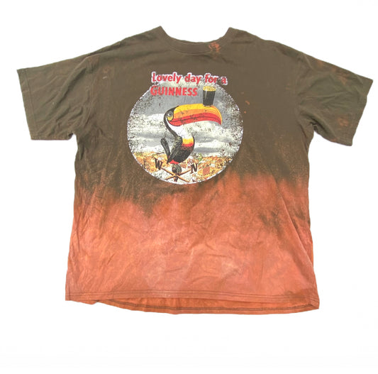 Secondhand Guinness Reverse Tie Dyed T-Shirt