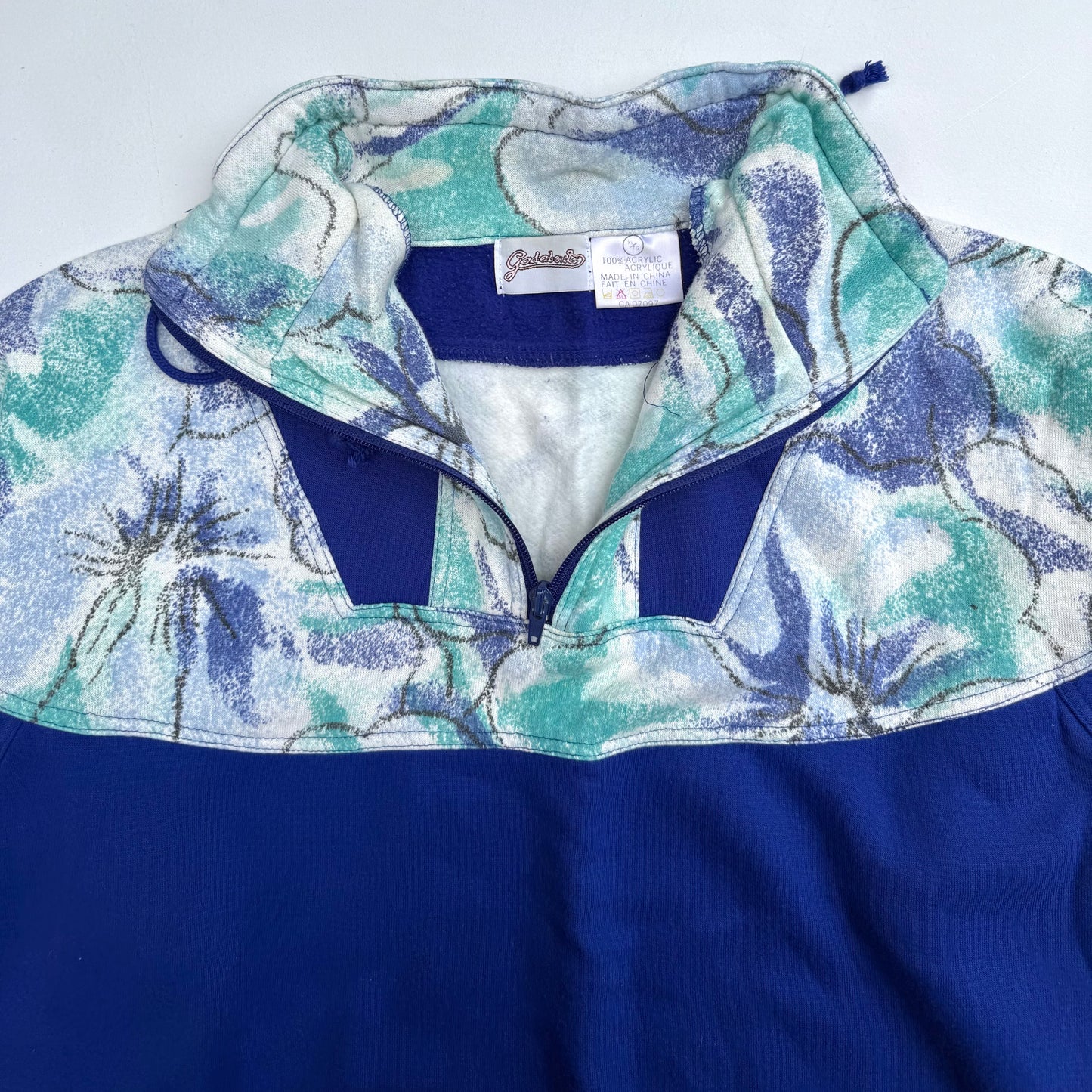 Vintage Gad-Abouts, 1980's Quarter Zip Sweatshirt