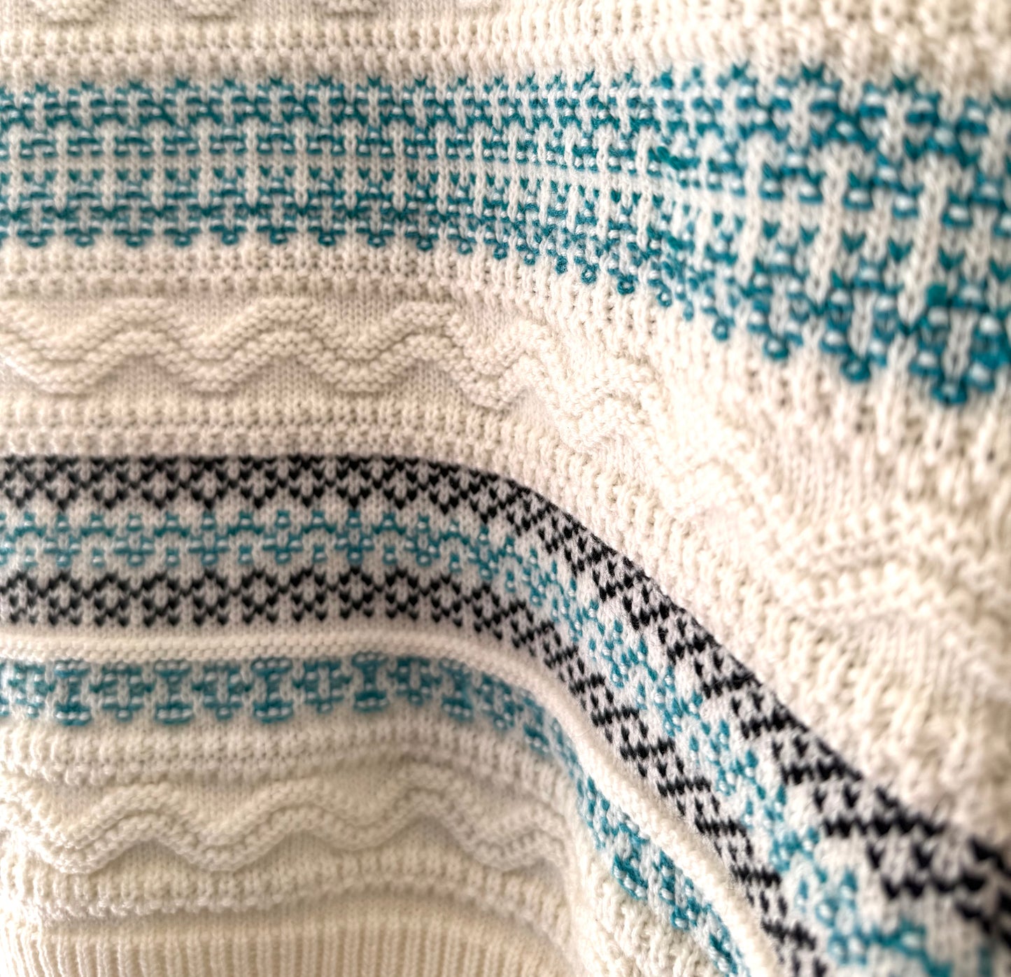 Vintage Lumiere, Textured Knit Vest